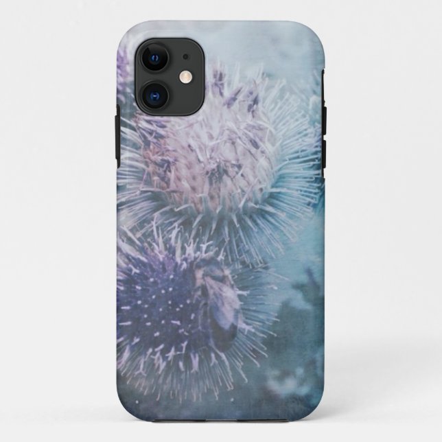 Distel Blüte Winterlich Case-Mate iPhone Case (Back)