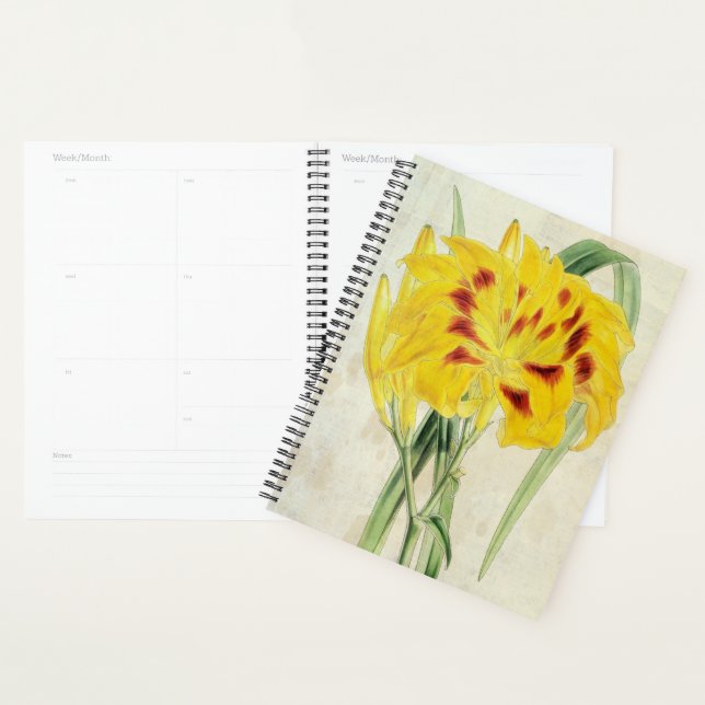 Distiche vintage Double Fleurs (Devant avec enveloppe)