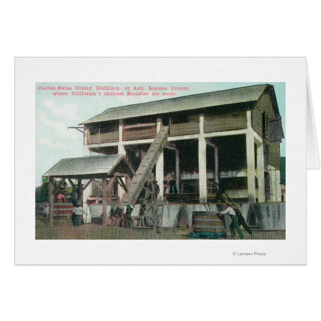 Distillerie de brandy de la colonie italienne-suis (Devant horizontal)