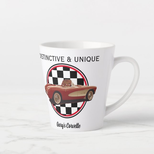 Distinct & Unique, Ma Corvette Latte Mug (Droite)