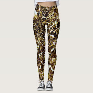 Distinctive Abstract Texture Leggings