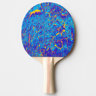 Distinctive Abstract Texture Ping Pong Paddle