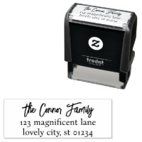 Distinctive Contemporary Bold Return Address