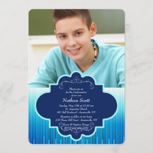 Distinctive Faith Photo Confirmation Invitation