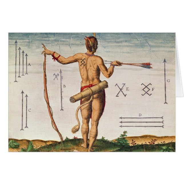 Distinctive Markings of a Warrior of Virginia (Front Horizontal)