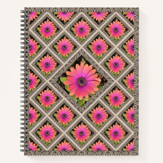 Distinctive Notebook with African Daisies