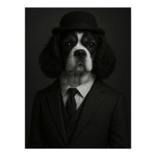 Distinguished Cavalier King Charles Spaniel Poster