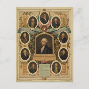 Distinguished Masons of the American Revolution Postcard