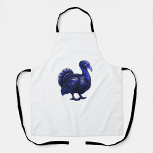 Distopian Turkey Thanksgiving Design Classic T-Shi Apron