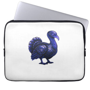 Distopian Turkey Thanksgiving Design Classic T-Shi Laptop Sleeve