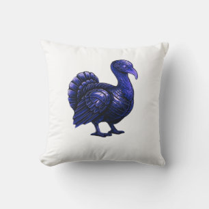 Distopian Turkey Thanksgiving Design Classic T-Shi Throw Pillow