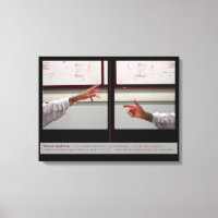 Distort Symmetry Fausse Symetrie Canvas