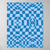 Distorted Chequered Pattern
