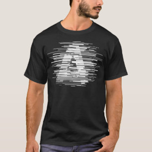 Distorted Letter A Design T-Shirt