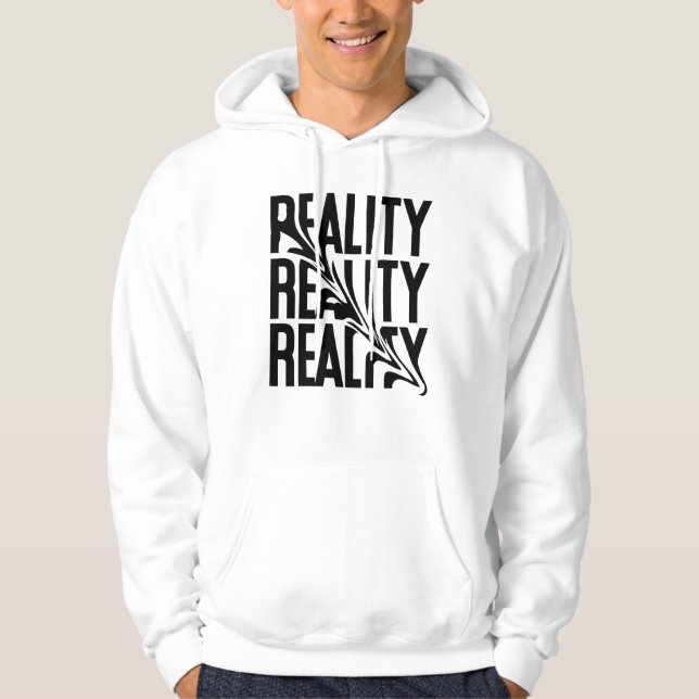Distorted Reality Optical Illusion Hoodie (Front)