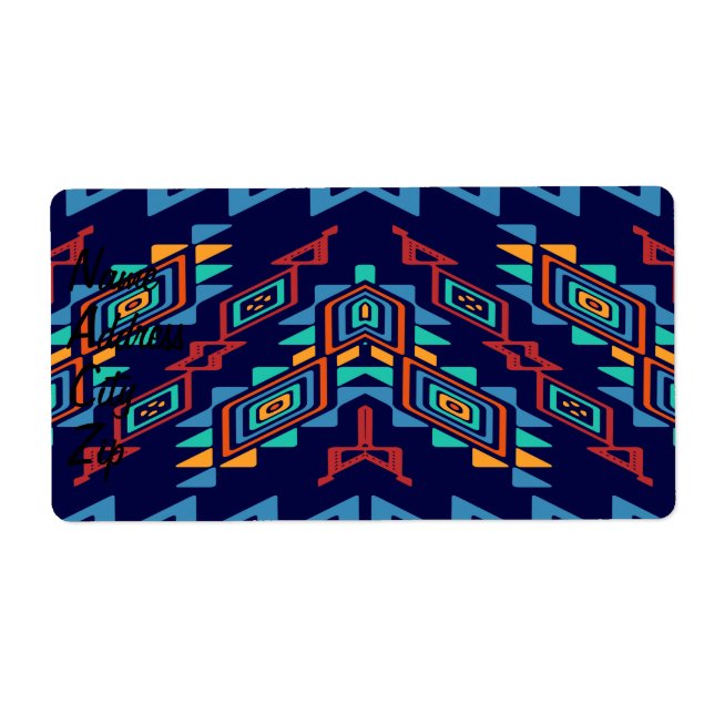 Distorted shapes abstract design (Front)
