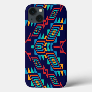 Distorted shapes abstract design iPhone 13 case