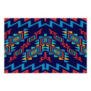 Distorted shapes abstract design photo print