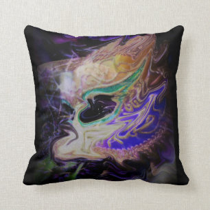 Distorted Tears Throw Pillow