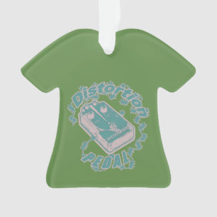 Distortion Pedal - Electric Shock on Green Ornament