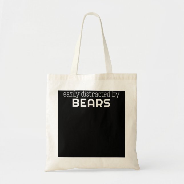 Distracted By Bears Queer Papa Daddy Chub Chaser G Tote Bag (Front)