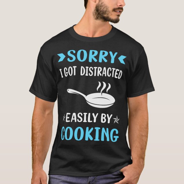Distracted Cooking T-Shirt (Front)