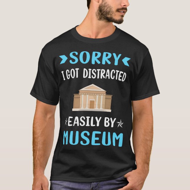 Distracted Museum T-Shirt (Front)