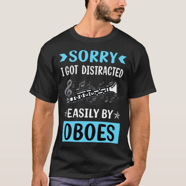 Distracted Oboe T-Shirt (Front)