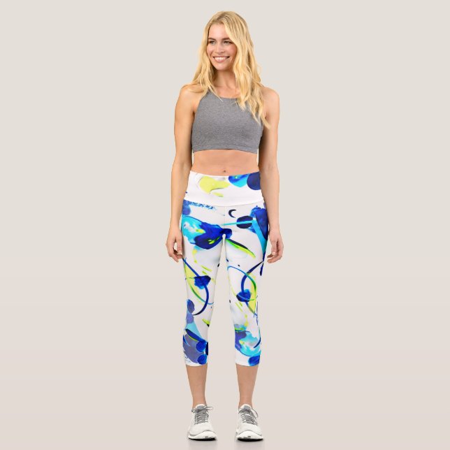 Distraction 1 capri leggings (Front)