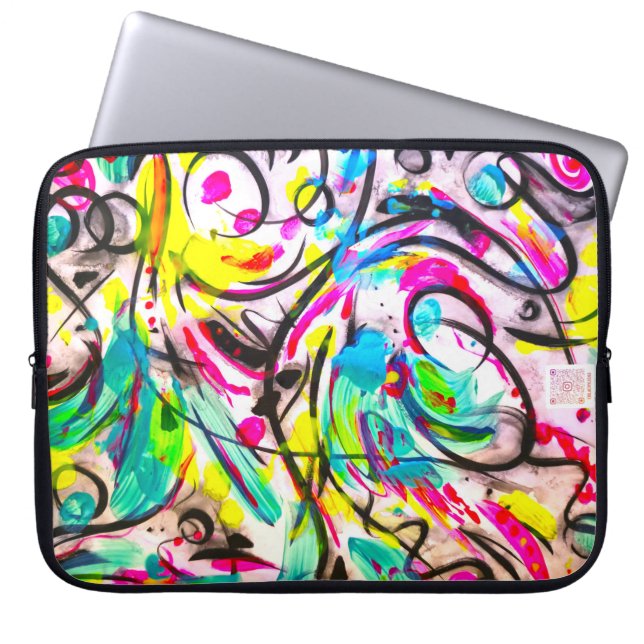 Distraction 3 laptop sleeve (Front)