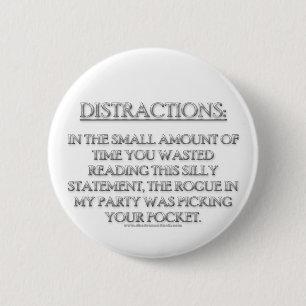 Distractions 2 Inch Round Button