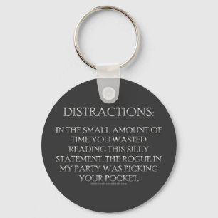 Distractions Keychain