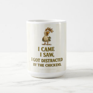 DISTRAIT PAR LES POULES - Tasse à café