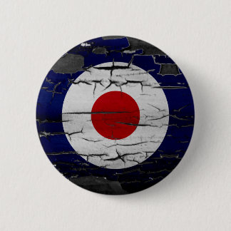 Distress Mod Target Symbol 2 Inch Round Button