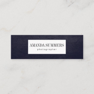 Distress Purple Mini Business Card