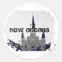 Distressed 2 Round Stickers
