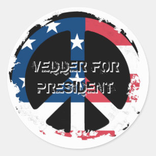 Distressed 2 Round Stickers