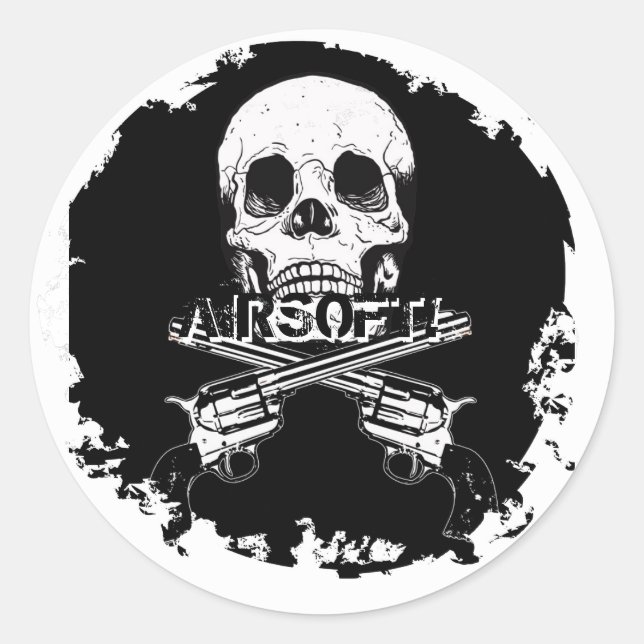 Distressed 2 Round Stickers (Front)