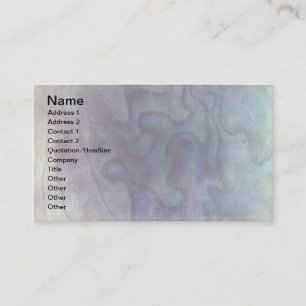 Distressed Abalone Business Card
