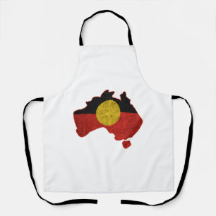 Distressed Aboriginal Flag Apron