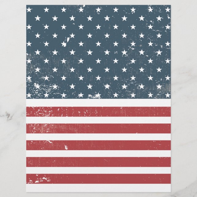distressed american flag (Front)