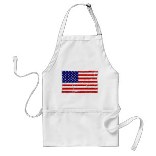 Distressed American Flag Apron
