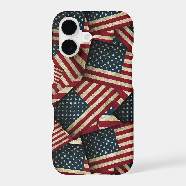 Distressed American Flag Art (Back)
