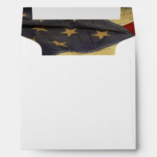 Distressed American Flag Customized Envelope