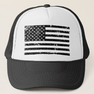 Distressed American Flag II Trucker Hat