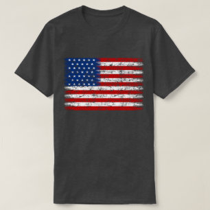 Distressed American Flag T-Shirt