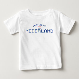 Distressed Amsterdam Nederland (Netherlands) Baby T-Shirt
