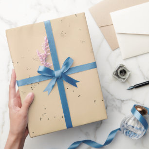 Distressed Antique Look Wrapping Paper