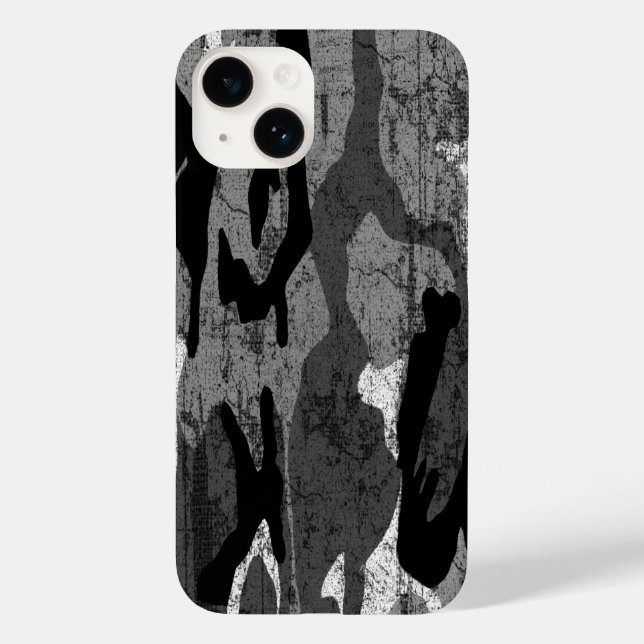 Distressed Arctic Camo Case-Mate iPhone Case (Back)
