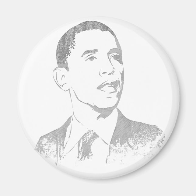 Distressed Barack Obama Magnets (Front)